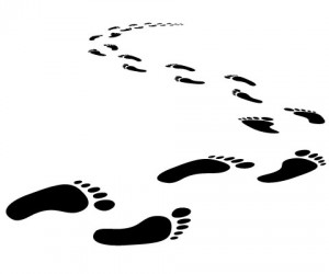 footprints walking clipart bare footprint foot clip cliparts barefoot homeless hour happy help anonymity hurts library transparent
